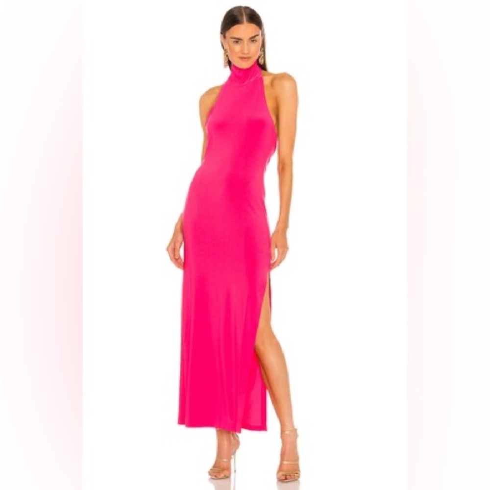 Norma Kamali Turtle Gown in Rose